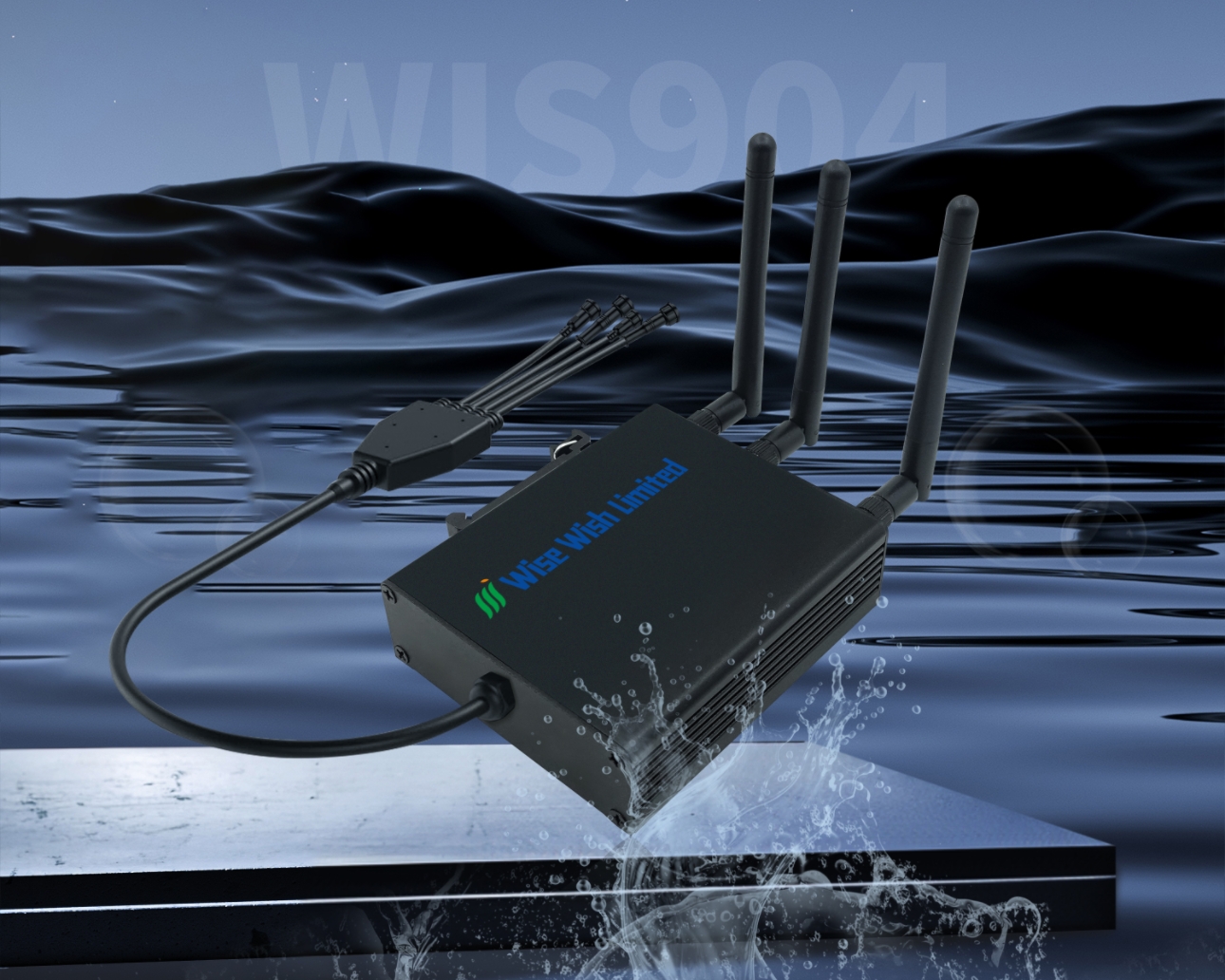 Outdoor waterproof 4G industrial router