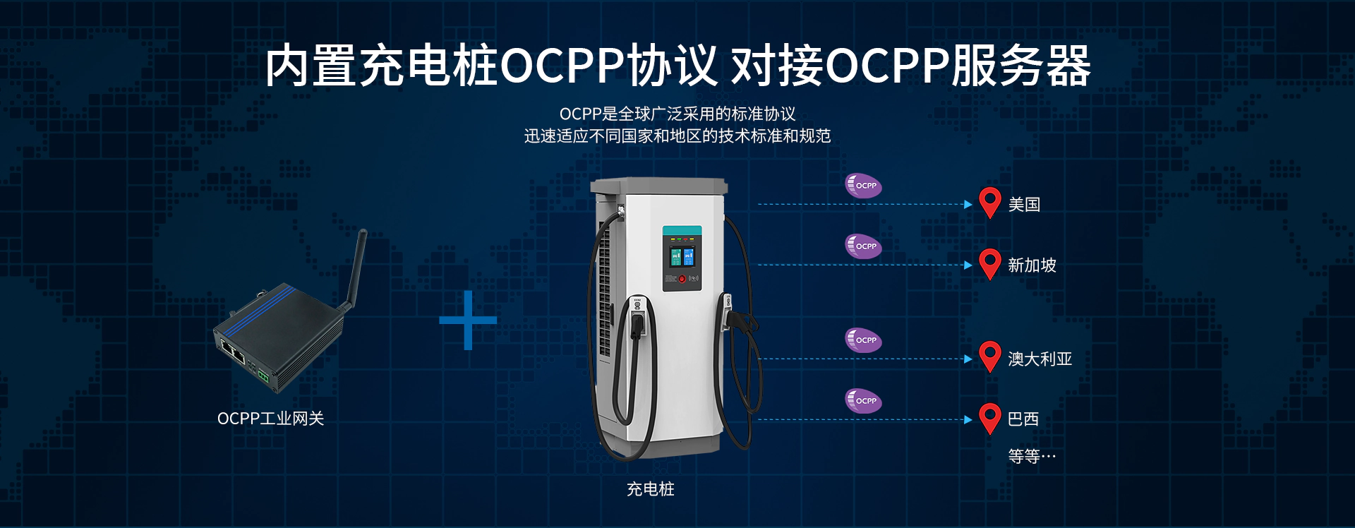 充电桩出海-
内置充电桩OCPP协议