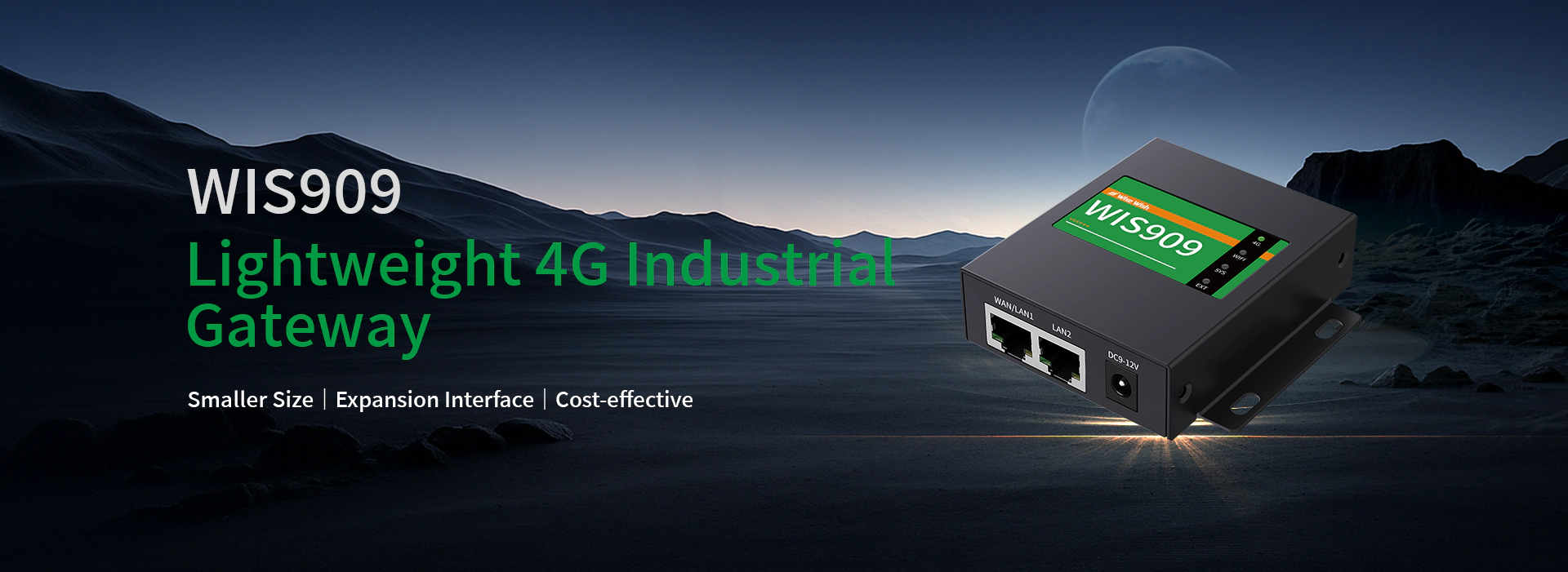 Lightweight 4G Industrial
Gateway