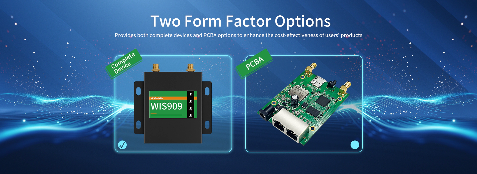Two Form Factor Options