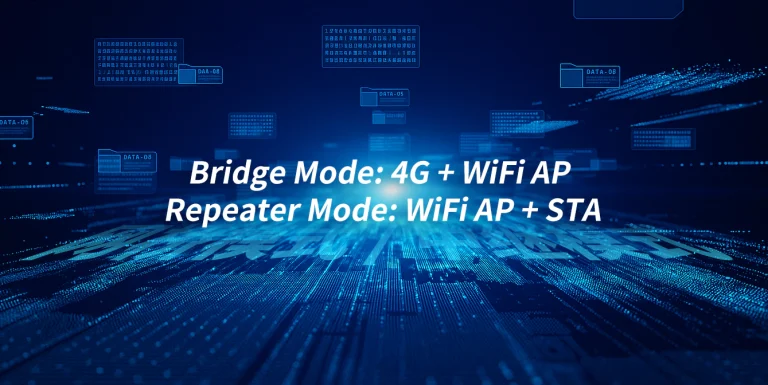 4g industrial gateway wifi bridge mode