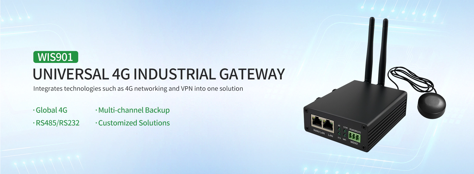 Universal 4G Industrial Gateway