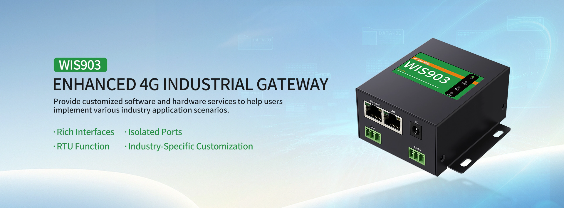 Enhanced 4G Industrial Gateway