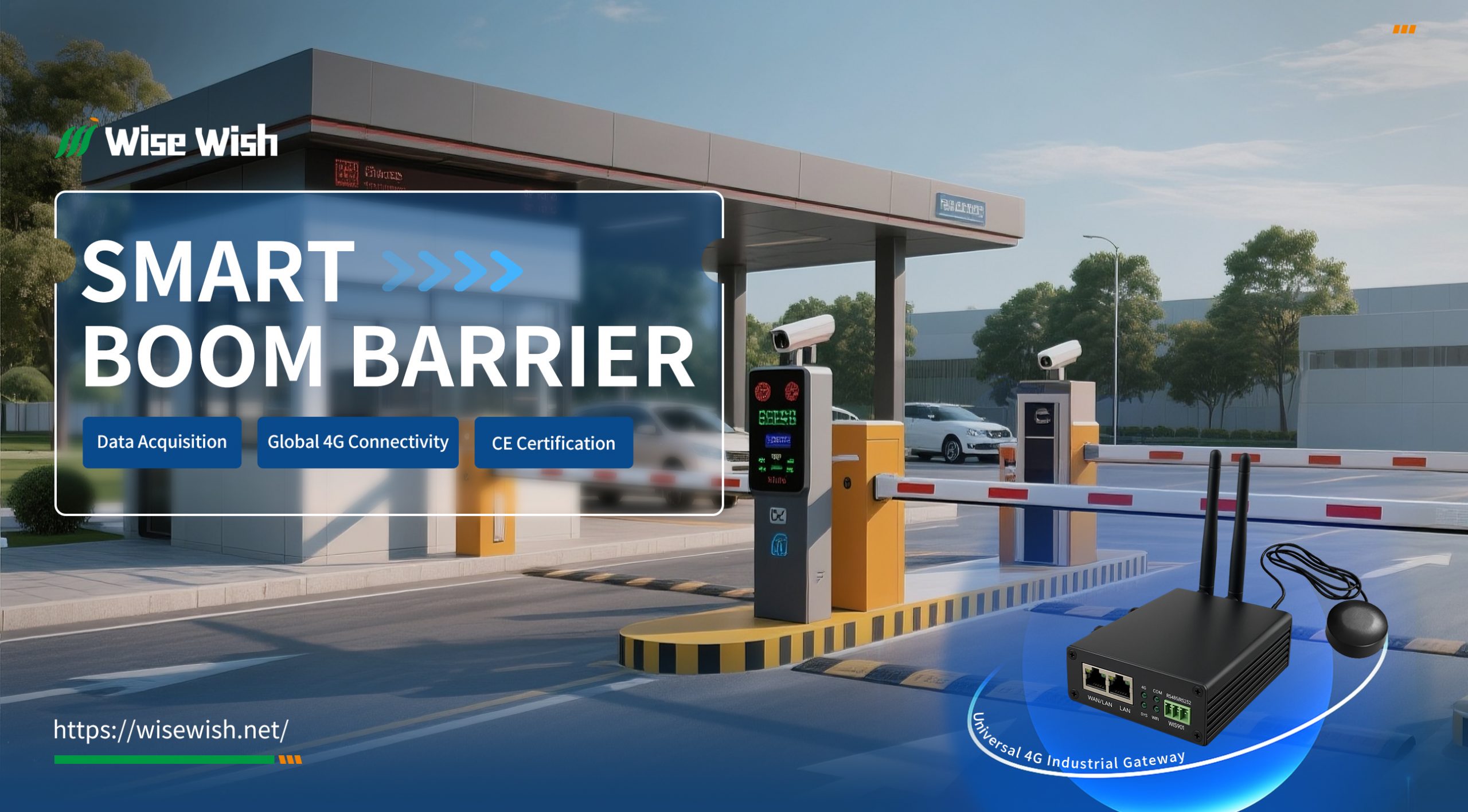 4G industrial routers empower smart gates
